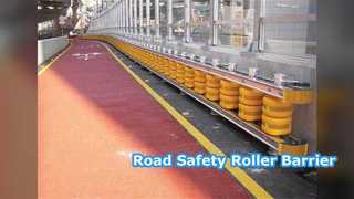Highway Crash Barrier Roller Safety Guardrail