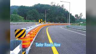 Highway Roller Barrier For Safer Roads