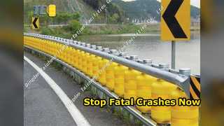 Highway Safety Roller Barrier Prevents Fatal Crashes